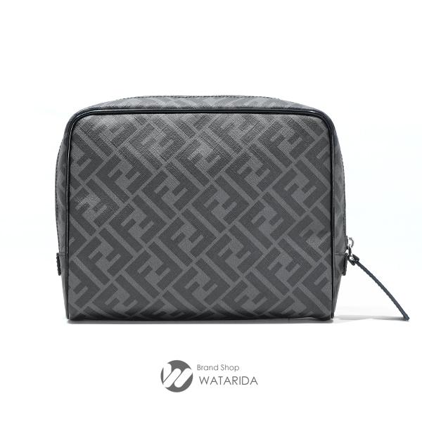 良品 FENDI フェンディ ダイナゴナル ズッカ ボディバッグ ウエスト