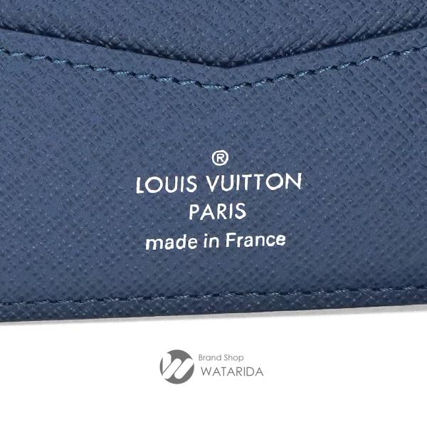 ルイヴィトン Louis Vuitton 札入れ 財布 ポルトフォイユ スレンダー M82307 モノグラム アクアガーデン ブルー 未使用品｜watarida710｜06
