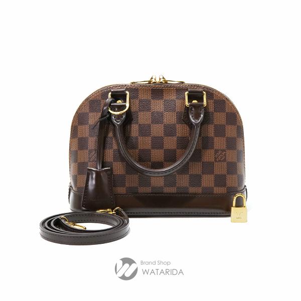 ルイヴィトン N41221 アルマBB ダミエキャンバス　バッグ　レザー　221 ルイヴィトン N41221 アルマBB ダミエキャンバス バッグ レザー