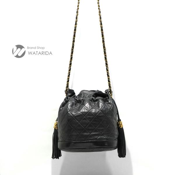 シャネル CHANEL バッグ マトラッセ フリンジ チェーン