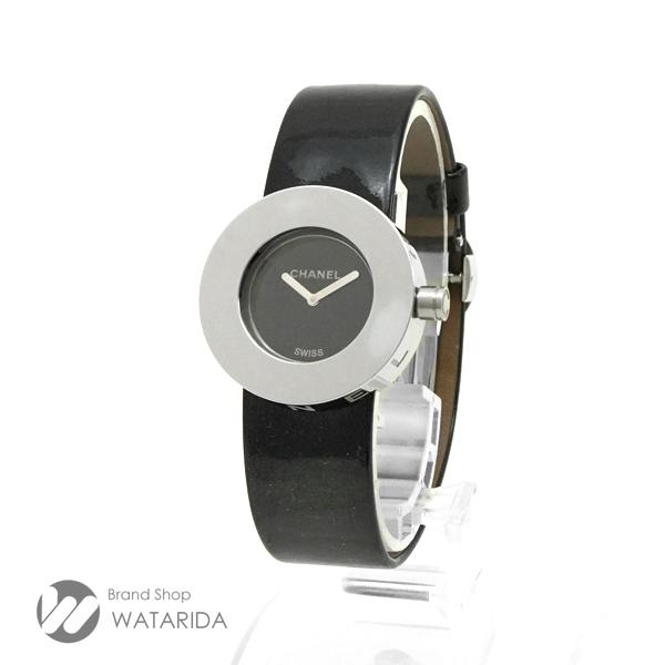 【新品電池】シャネル マトラッセ 黒文字盤 腕時計 スクエア パテント純正ベルト 新品電池】シャネル マトラッセ 黒文字盤 腕時計 スクエア パテント