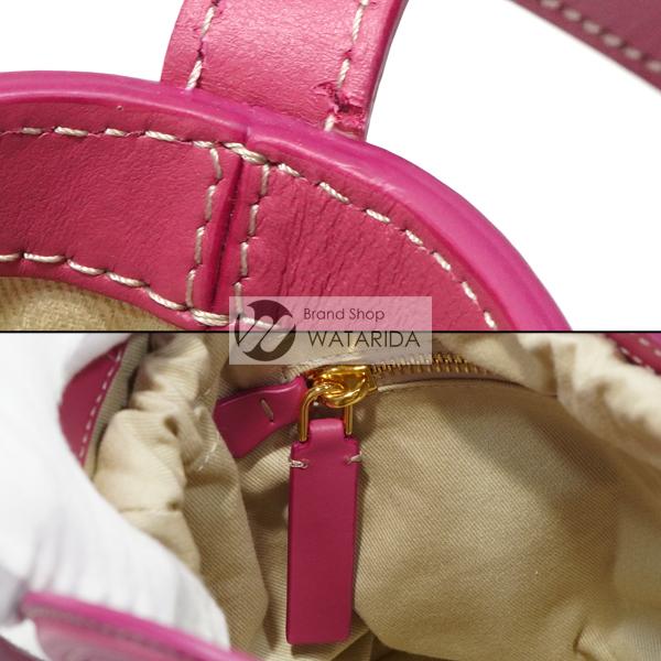 美品✨MARNI マルニ レザー ハンドバッグ トロピカリア ピンク✨保存袋付き MARNI マルニ ショルダー バッグ トロピカリア S ホットピンク