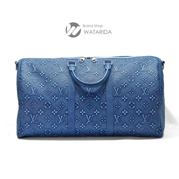 LOUIS VUITTON ルイ・ヴィトン　キーポル50 青 LOUIS VUITTON ルイ・ヴィトン モノグラム キーポル・トリ