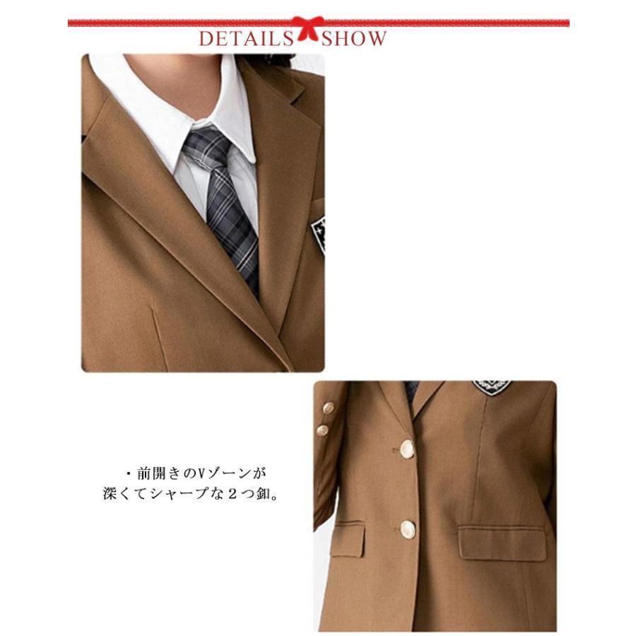 タイムセール】制服ブレザー 2つボタンジャケット ワッペン付き