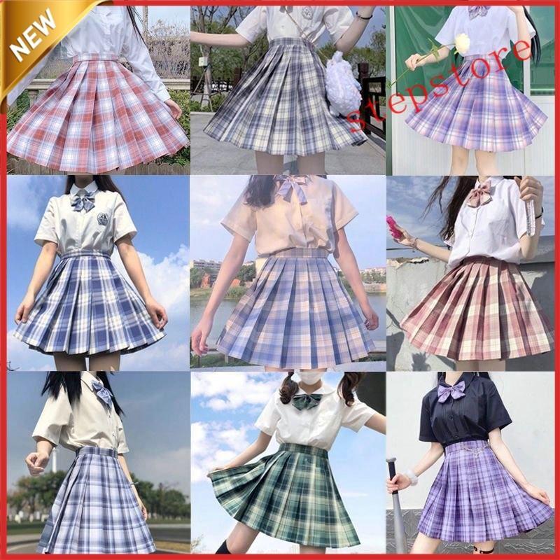 制服　高校　女子高生　チェックプリーツスカート　コスプレ Amazon.co.jp: [Yomuasf] 制服 スカート プリーツスカート
