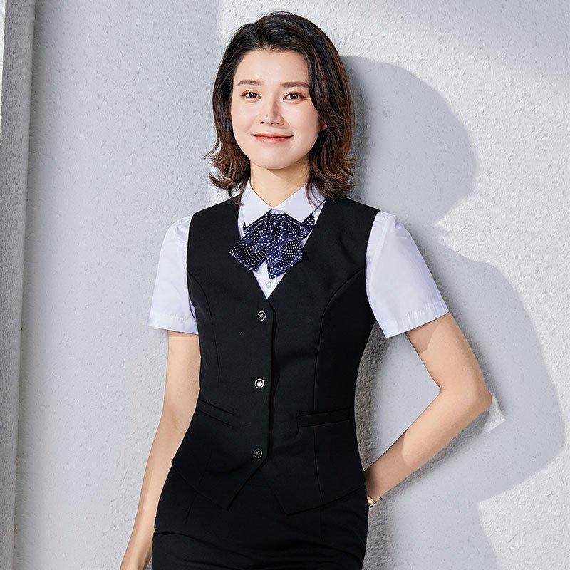 事務服 ベストスーツ 上下セット ベスト スカートスーツ 秋 春 フォーマル 制服 オフィス ビジネス 通勤 タイトスカート 着易さ抜群 洗える｜wataristore｜07