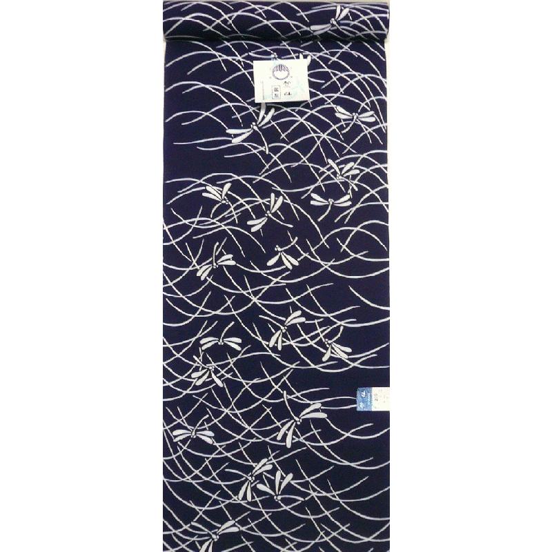 竺仙浴衣反物トンボ柄