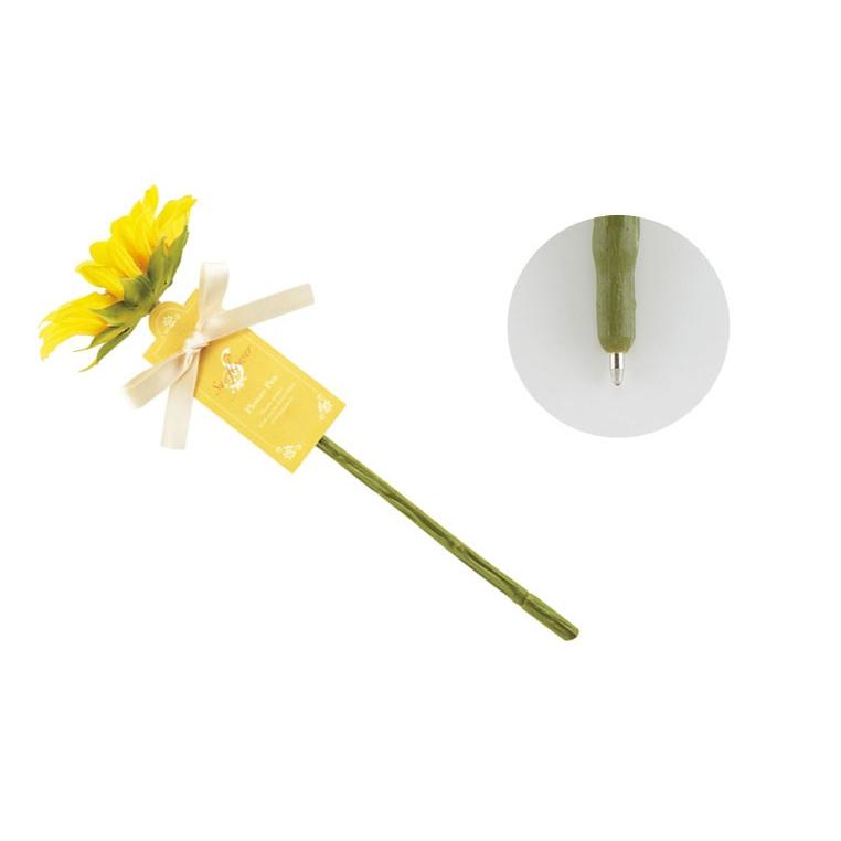 プチギフト おしゃれ 退職 結婚式 ボールペン プレゼント 女性 ギフト 可愛い文房具 ウェディング お返し お礼 ホワイトデーのお返し ひまわり 1本 Watashistyleギフトと雑貨 通販 Yahoo ショッピング
