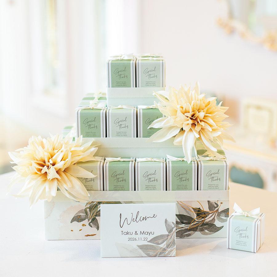 モス（MOSS） ウェルカムボード 結婚式 プチギフト お菓子 おしゃれ