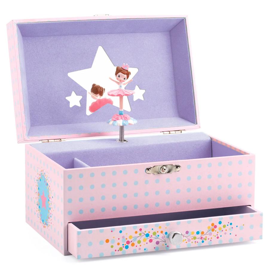 DJECO（ジェコ） オルゴール プレゼント 子供 宝石箱 バレリーナ 回転