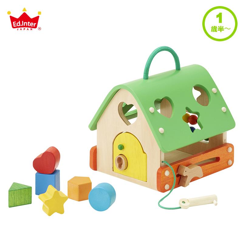 あそびのおうち 送料無料 おもちゃ ブロック 木製 仕掛け 1歳 以上 2歳 そろばん 男の子 女の子 誕生日 出産祝い プレゼント エド インター Ed Watashistyleギフトと雑貨 通販 Yahoo ショッピング