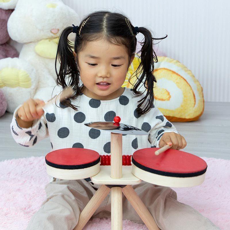 ドラム おもちゃ 楽器 3歳 4歳 誕生日 プレゼント 木のおもちゃ 子供 幼児 音楽 知育 知育玩具 木 木製 室内 遊び お祝い ミュージカルバンドll プラントイ Pt6410 Watashistyleギフトと雑貨 通販 Yahoo ショッピング