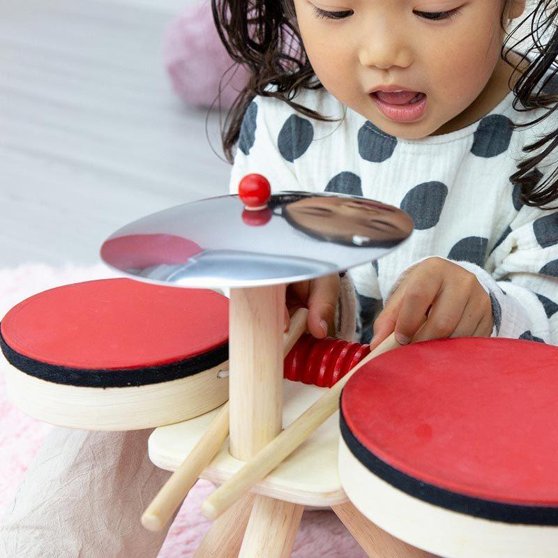 ドラム おもちゃ 楽器 3歳 4歳 誕生日 プレゼント 木のおもちゃ 子供 幼児 音楽 知育 知育玩具 木 木製 室内 遊び お祝い ミュージカルバンドll プラントイ Pt6410 Watashistyleギフトと雑貨 通販 Yahoo ショッピング