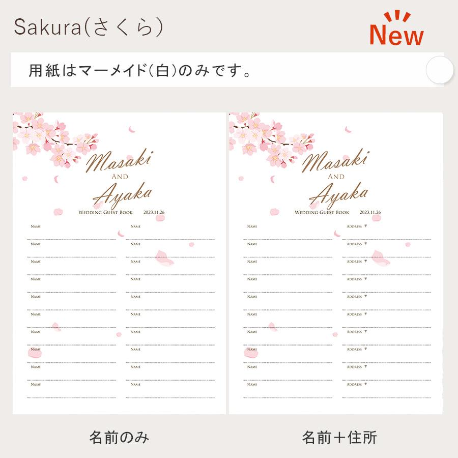 ゲストブック 芳名帳 結婚式 名前のみ 用紙 用紙のみ 10枚セット a4