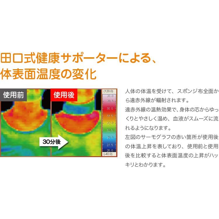 田口式 健康 サポーター 首用 1枚 フリーサイズ 日本製 遠赤外線 温熱