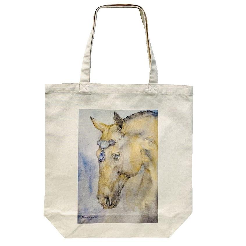 青藍の奏 馬絵師 加藤みきこ作 キャンパス地 トートバッグ Mサイズ ａ４対応 厚手 ゆうパケット対応 競馬 競走馬グッズ Katoh05 グレードワンオンライン 通販 Yahoo ショッピング