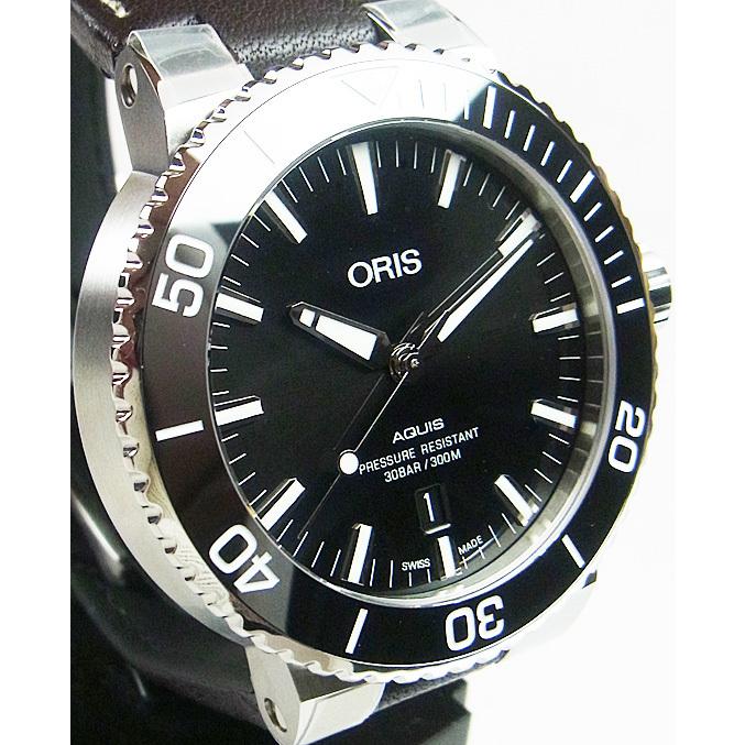 オリス 時計 メンズ ORIS アクイスデイト300m防水 733 7730 4134 10EB 日本正規品の画像