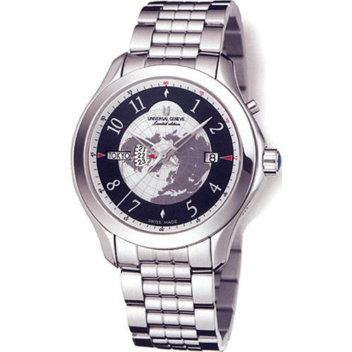 ユニバーサルジュネーブ 時計 クォーツ シルバー MUHLE GLASHUTTE（ミューレ グラスヒュッテ） ユニバーサル
