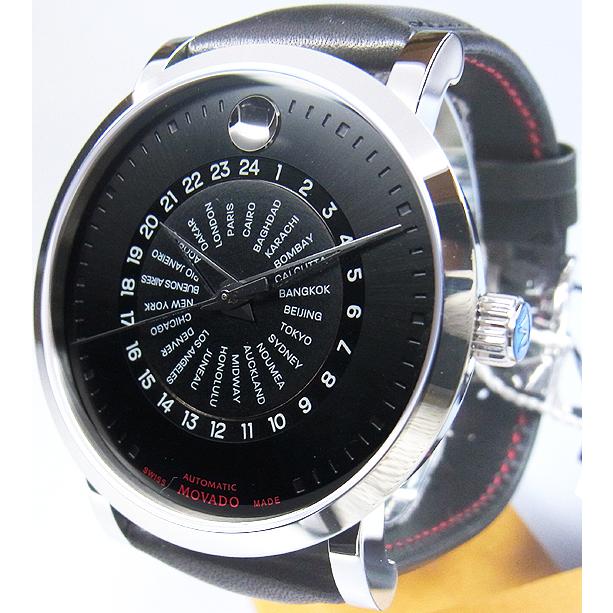 MOVADO（モバード） 時計 メンズ レッドレーベル ワールドタイマー 