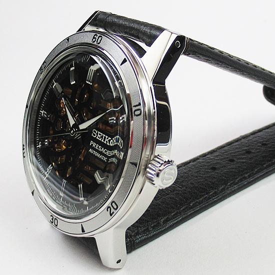 セイコー 時計  メンズ SEIKO メカニカル プレザージュStyle60's スケルトンSARY257の画像
