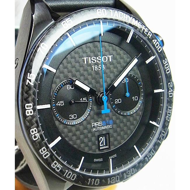 ティソ 時計 メンズ TISSOT PRS 516 クロノメーター・クロノグラフ T100.427.36.201.00 日本正規品｜watch-chronos｜02