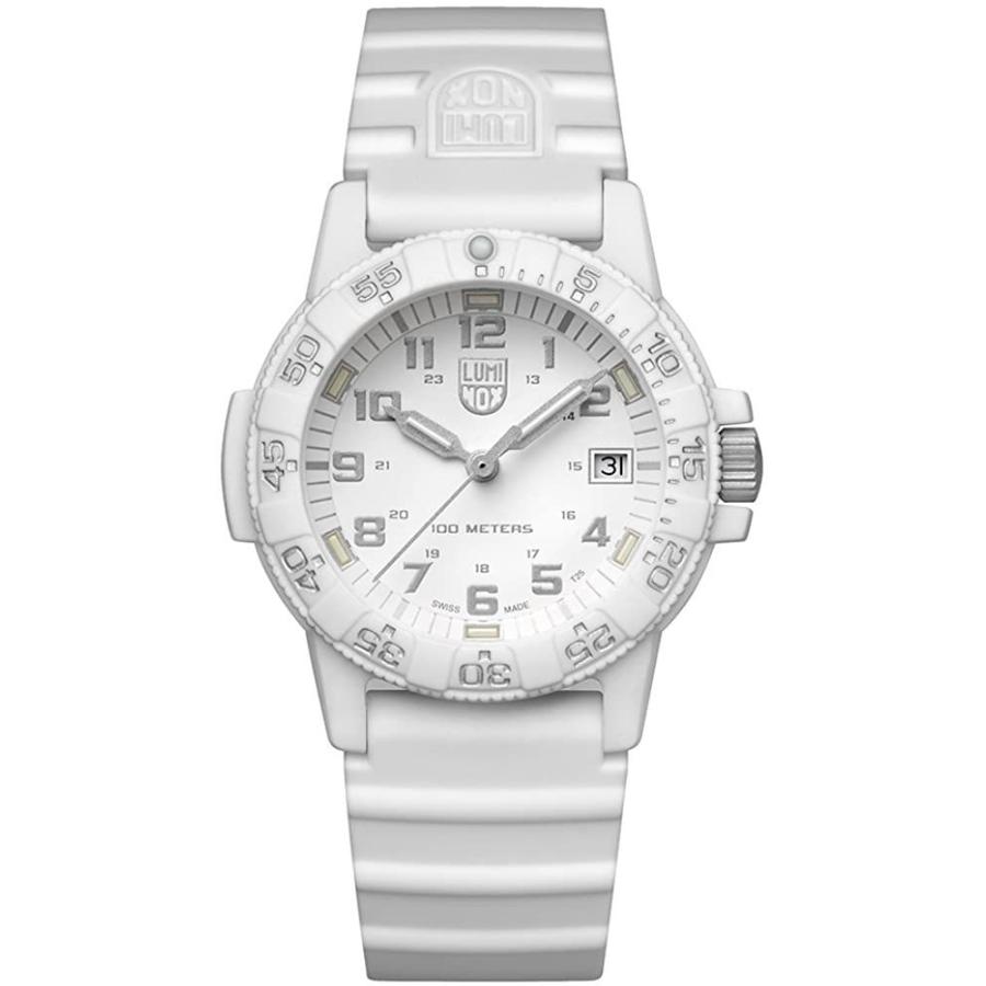 【即納】LUMINOX ルミノックス レザーバック シータートル 0300シリーズ 0307.WO ホワイト メンズ レディース 腕時計の画像