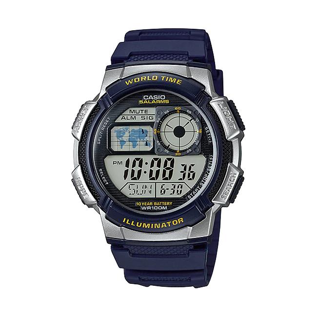 【即納】 CASIO STANDARD カシオ スタンダード デジタル ブルー AE-1000W-2A 腕時計 メンズ レディース メール便送料無料｜watch-index｜02