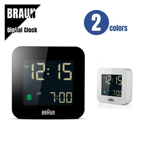 【即納】BRAUN ブラウン DIGITAL CLOCK デジタルクロック BC08 置き時計★2カラー 送料無料｜watch-index