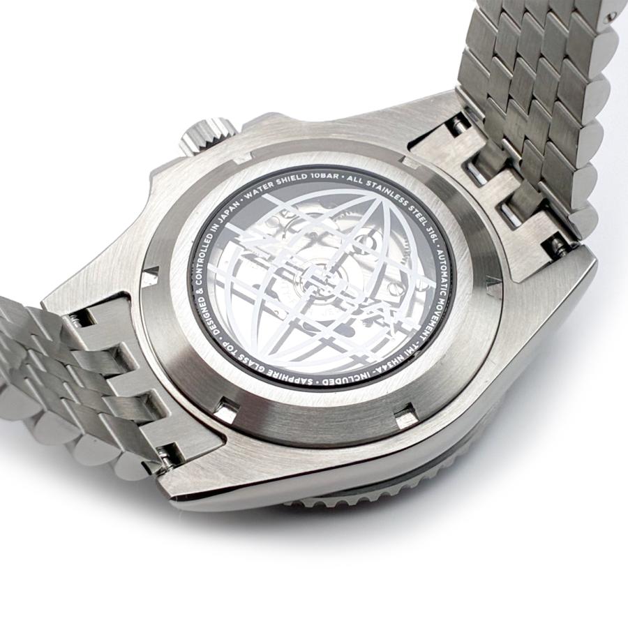 【即納】 ZEEDA DUAL-ZONE ジーダ デュアルゾーン 自動巻き GMT機能 40mm サファイアガラス DU-KH 腕時計 メンズの画像