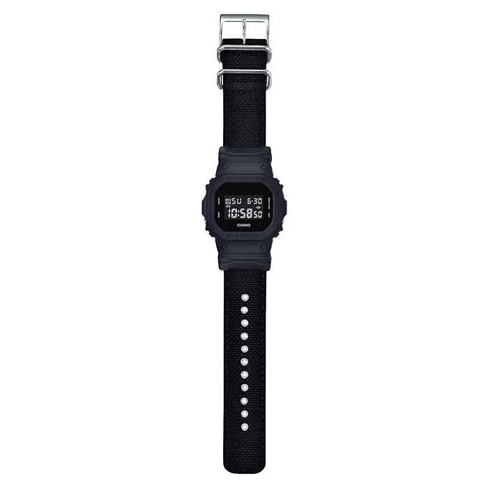 【即納】CASIO カシオ G-SHOCK Gショック ミリタリーブラック クロスバンド DW-5600BBN-1 腕時計 メンズ|watch-index|03