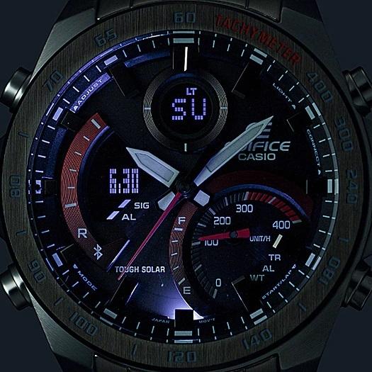 【即納】CASIO カシオ EDIFICE エディフィス スマートフォンリンク ブルートゥース ECB-900DB-1A ブラック×シルバー 腕時計 メンズ｜watch-index｜07