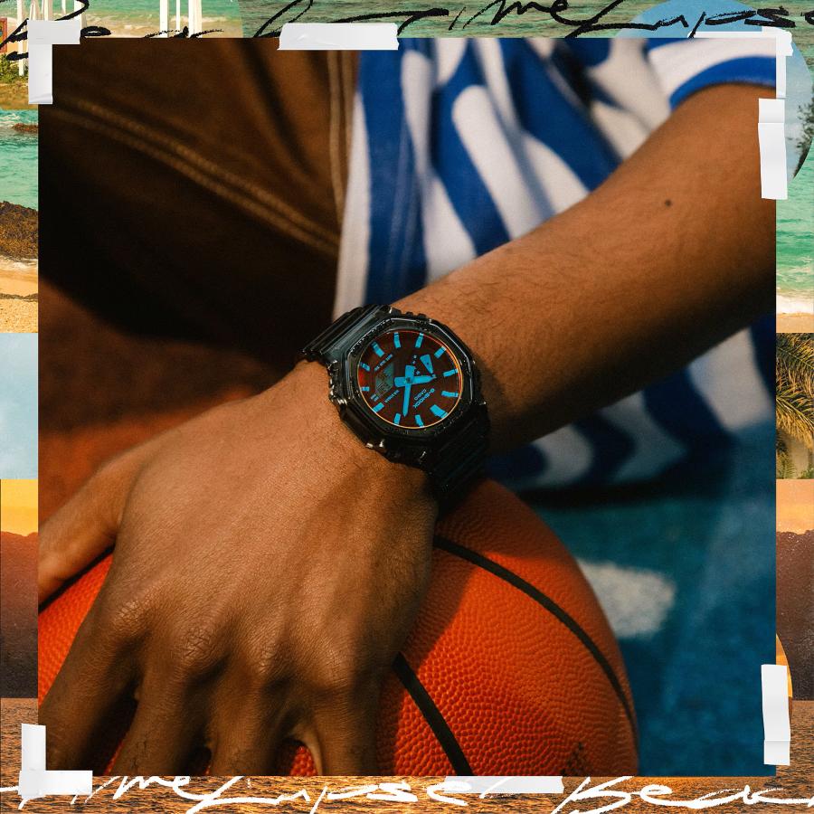 時計 GA-2100TLS-8AJF BEACH TIME LAPSE Watch Review - Casio G-Shock GA-2100TLS-8AER Beach Time