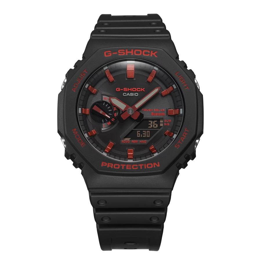 【即納】 CASIO カシオ G-SHOCK Gショック タフソーラー モバイルリンク ブラック＆レッド GA-B2100BNR-1A 腕時計 メンズ｜watch-index｜04