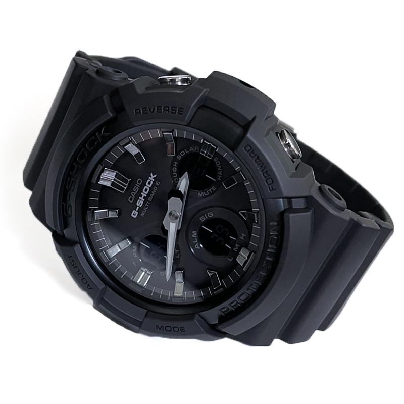 【即納】CASIO カシオ G-SHOCK ジーショック 電波受信 タフソーラー GAW-100B-1A ブラック 腕時計 メンズ｜watch-index｜08