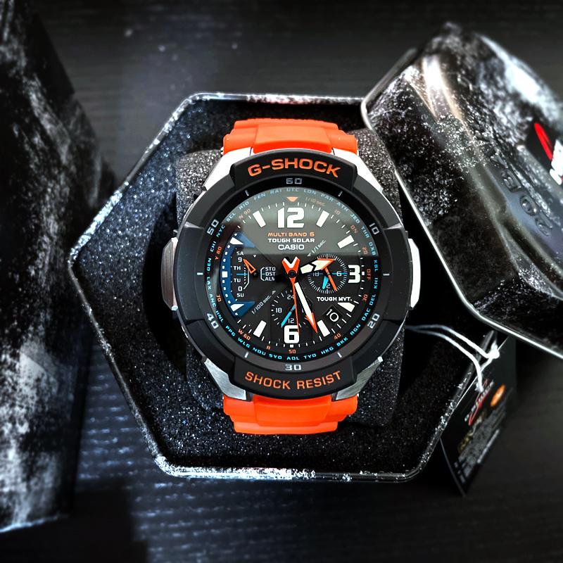 【即納】CASIO カシオ G-SHOCK Gショック SKY COCKPIT スカイコックピット タフソーラー 世界6局電波受信 耐遠心重力性能 GW-3000M-4A 腕時計 メンズ｜watch-index｜06