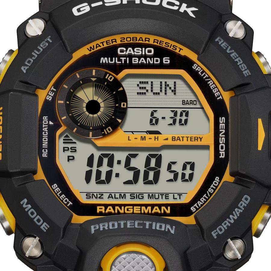 【即納】CASIO カシオ G-SHOCK Gショック RANGEMAN レンジマン タフソーラー 世界6局電波受信 GW-9400Y-1 腕時計 メンズ 海外限定モデル｜watch-index｜04