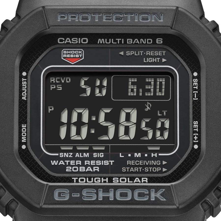 【即納】CASIO カシオ G-SHOCK Gショック タフソーラー 世界6局電波受信 マルチバンド6 GW-M5610U-1B オールブラック 腕時計 メンズ｜watch-index｜03