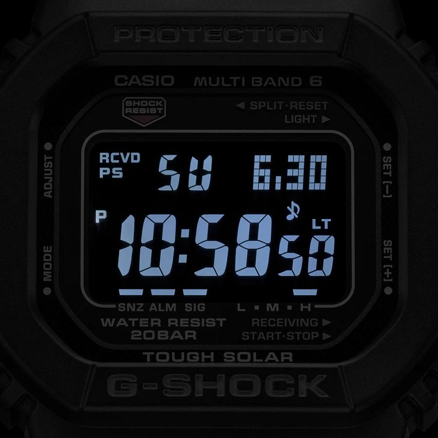 【即納】国内正規品 CASIO カシオ G-SHOCK Gショック タフソーラー 世界6局電波受信 マルチバンド6 GW-M5610U-1BJF オールブラック 腕時計 メンズ｜watch-index｜08
