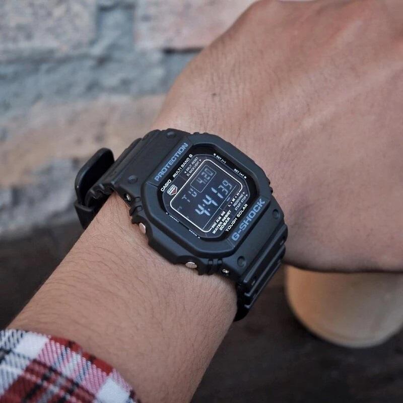 【即納】国内正規品 CASIO カシオ G-SHOCK Gショック タフソーラー 世界6局電波受信 マルチバンド6 GW-M5610U-1BJF オールブラック 腕時計 メンズ｜watch-index｜09