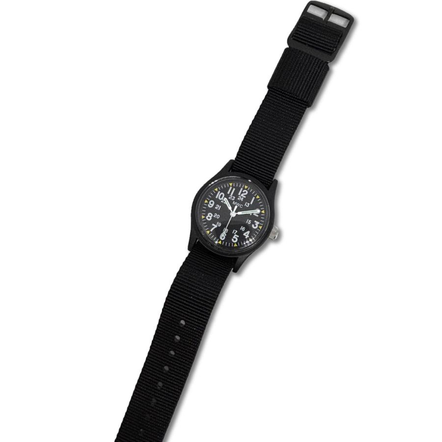 MWC 【即納】MWC ミリタリーウォッチ 2色対応 ブラック／カーキ