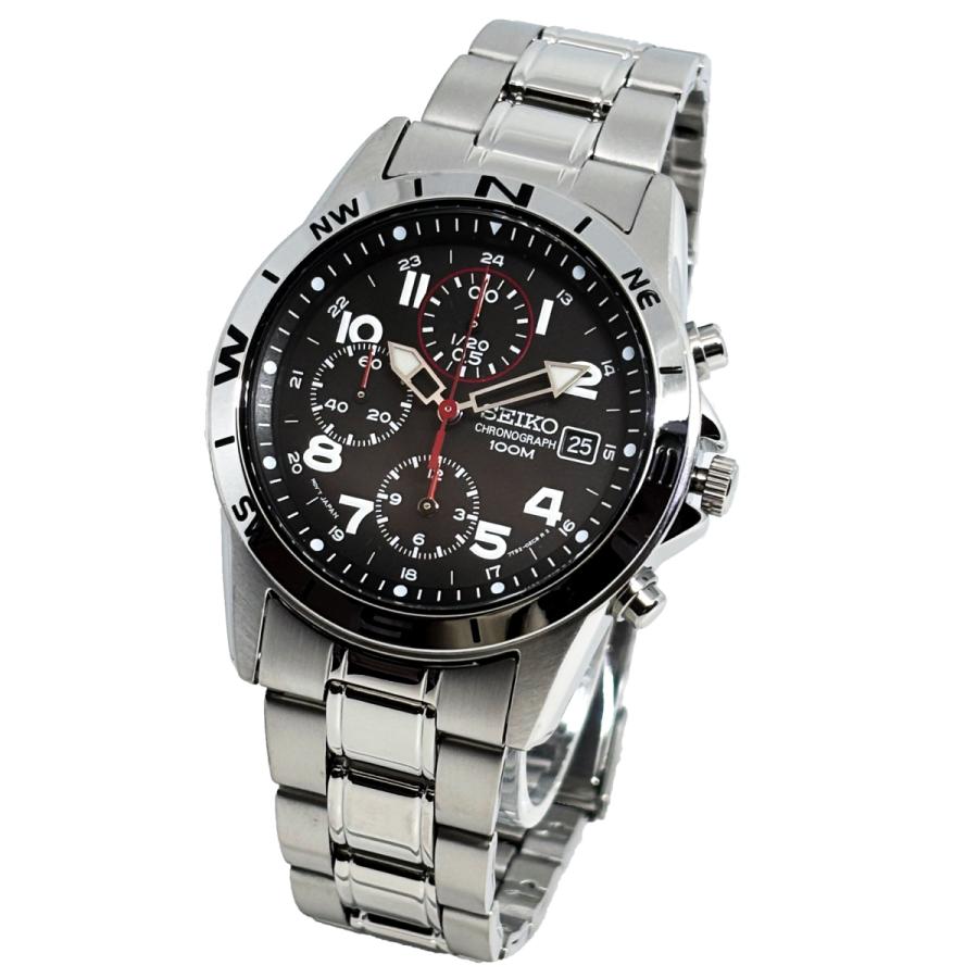 SEIKO逆輸入 クロノグラフ メンズ SND375P1 日本製ムーブメント SEIKO（セイコー） 【即納】SEIKO CHRONOGRAPH クロノグラフ 日本製