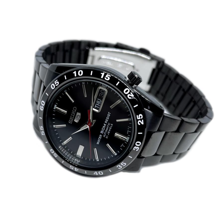 【即納】SEIKO セイコー SEIKO5 セイコー5 5スポーツ 黒い稲妻 自動巻（手巻付き）裏蓋スケルトン SNKE03KC メンズ 腕時計｜watch-index｜03