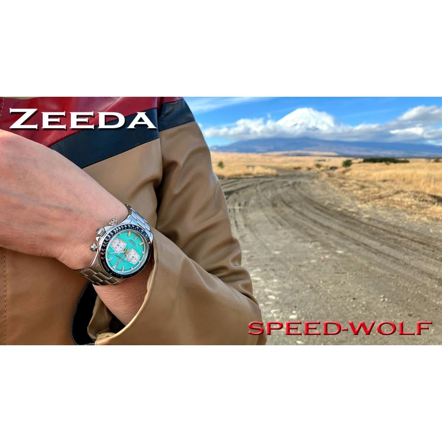 即納】ZEEDA SPEED-WOLF ジーダ スピードウルフ クロノグラフ TMI