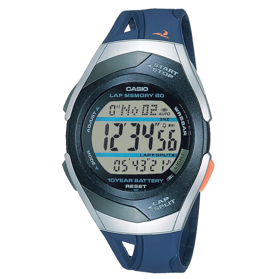 【即納】国内正規品 CASIO カシオ PHYS フィズ STR-300J-2AJH ランニングウォッチ グレー×ブルー メンズ レディース 腕時計の画像