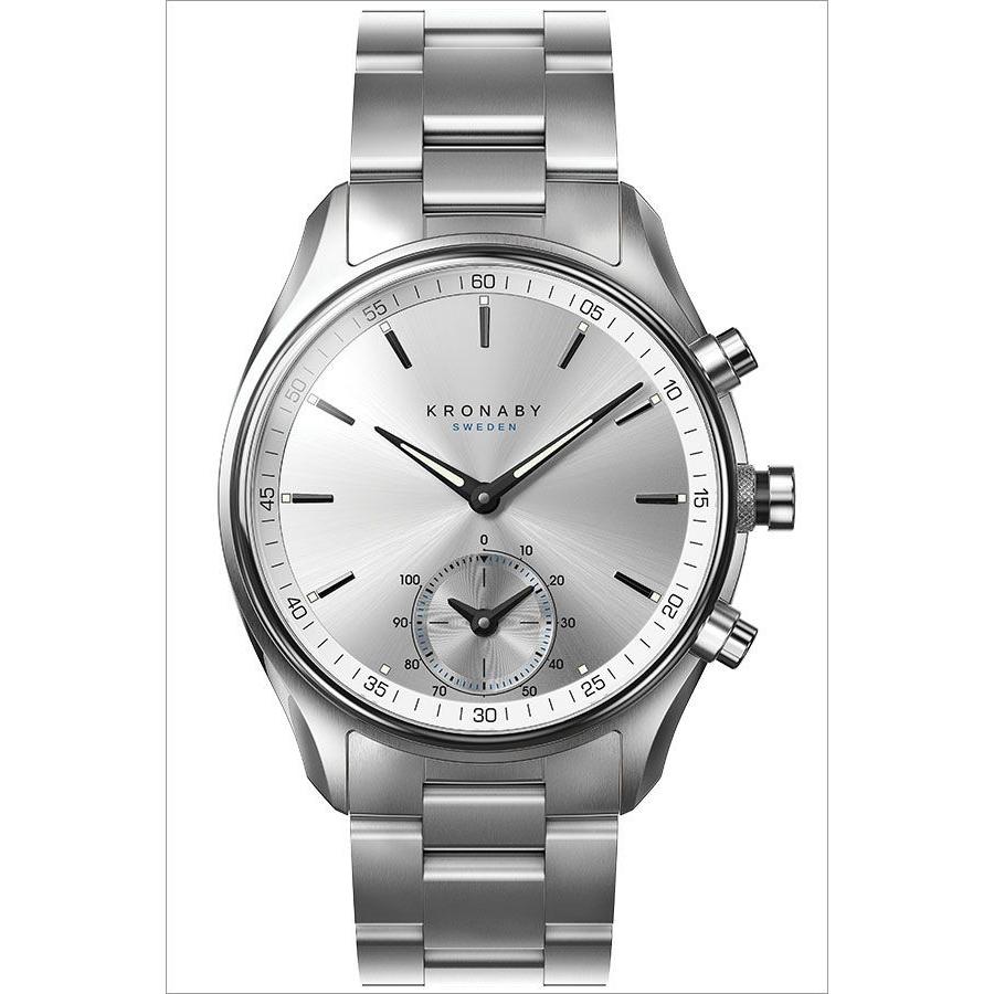 クロナビー 腕時計 セイケル KRONABY 時計 SEKEL  メンズ シルバー A1000-1903｜watch-lab｜02