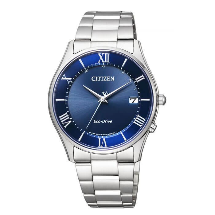 CITIZEN AS1060-54L 電波ソーラー 青文字盤 メンズ 箱保証書付 CITIZEN COLLECTION 腕時計 シチズン 時計 シチズンコレクション