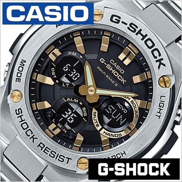 ‼️CASIOカシオG-SHOCK アナデジ腕時計 GST-W110D-1A9JF G-STEEL G-SHOCK 電波ソーラー メンズ 腕時計 アナログ デジタル