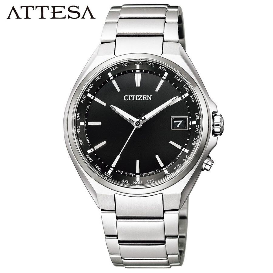 シチズン アテッサ ソーラー 電波 時計 CITIZEN ATTESA 腕時計 メンズ ブラック CB1120-50E 正規品 人気 流行 おしゃれ 定番 仕事 サラリーマン スーツ｜watch-lab