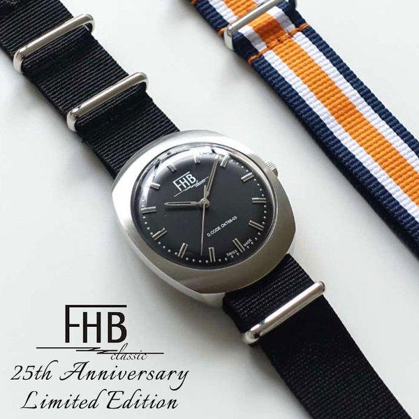 エフエイチビー 腕時計 ノア シリーズ 替えベルト付き Fhb 時計 Noah Series メンズ レディース ブラック F930bk Nato 25周年モデル 人気 ブランド おすすめ F930bk Nato 正規腕時計の専門店ウォッチラボ 通販 Yahoo ショッピング