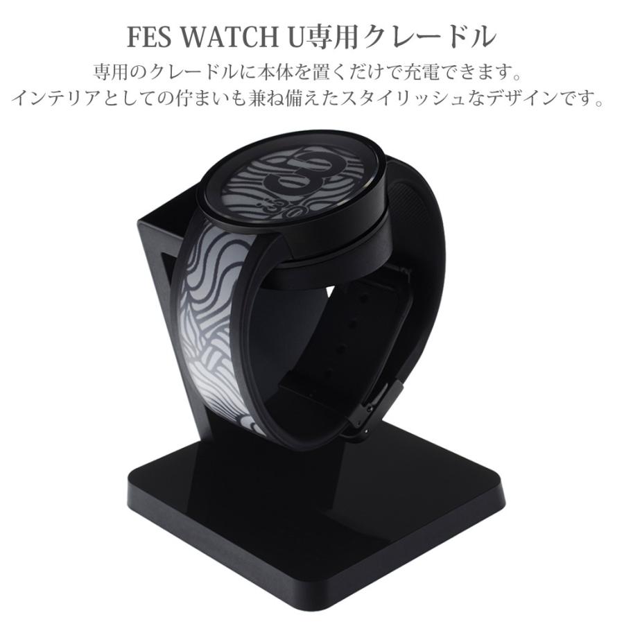 ソニー 腕時計 フェス ウォッチ ユー プレミアム ブラック SONY 時計 FES Watch U Premium Black メンズ レディース  モノクロ FES-WA1/B